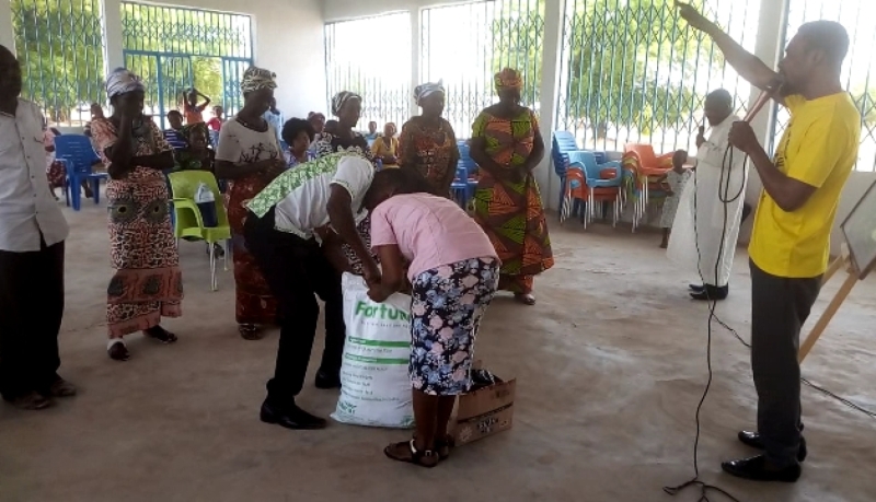 Blessing the Widows in mission work