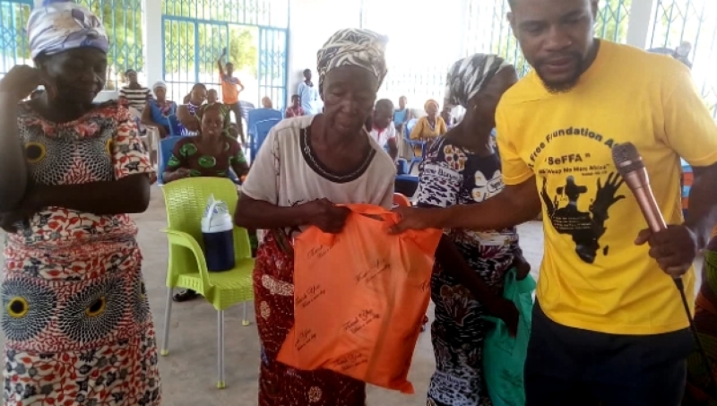 Blessing the Widows in mission work